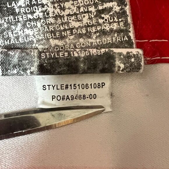 O’Neill‎ Hyperfreak Boardshorts Size 31 Trunks Colorblock Stripe Stretch Red - Picture 6 of 16